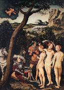 CRANACH, Lucas the Elder The Judgment of Paris china oil painting reproduction